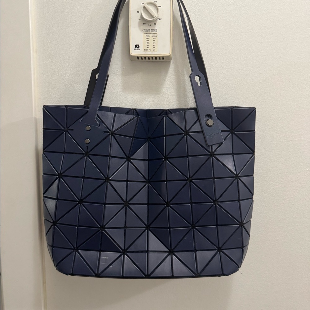 Geometric Navy Tote Bag